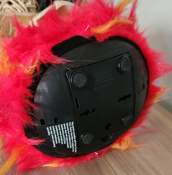 👹Grumbles Furry Monster Toy – Red & Yellow Interactive Plush pre-owned perfect - Picture 9 of 11